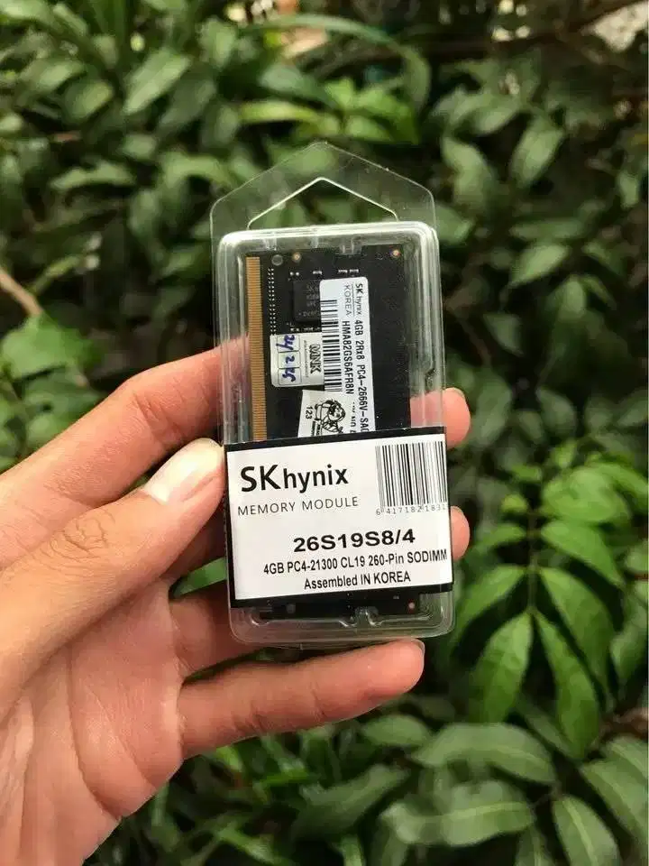 RAM SODDIM DDR4 4GB DENGAN BERBAGAI KECEPATAN CLOCK NORMAL SIAP PAKAI