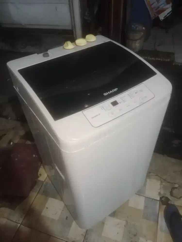 MESIN CUCI 1 TABUNG SUDAH DI RUBAH MANUAL SHARP 9KG