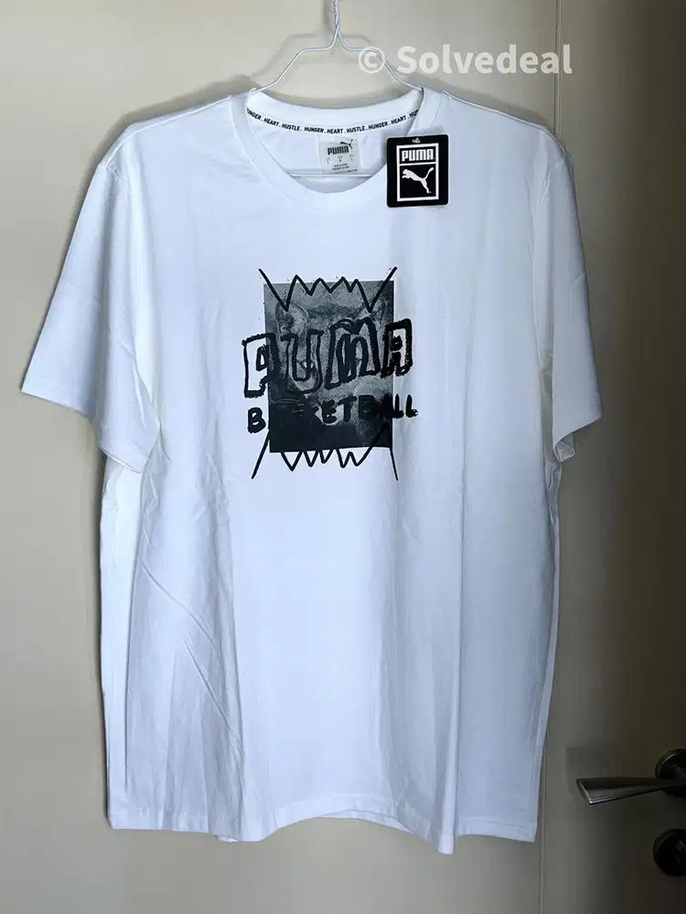 Kaos Puma Hoops Basketball Original Baru