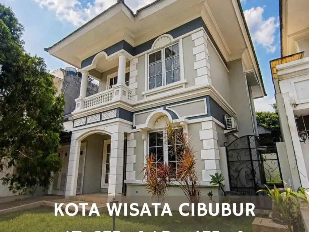 DIJUAL CEPAT Harga Menarik , Cluster Favorit - Luas tanah besar di Kota Wisata , Cibubur