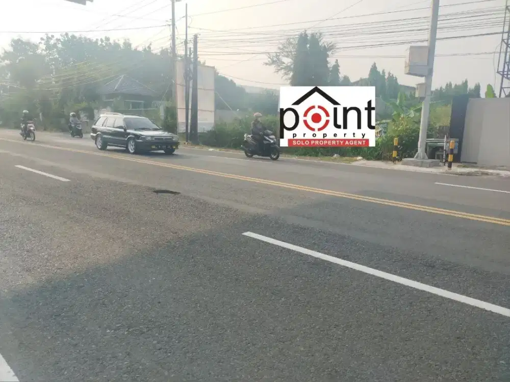 Tanah strategis tepi jalan utama Colomadu