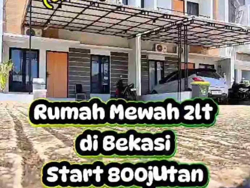 Dijual Rumah Baru 2 Lantai Lokasi Strategis di Setu Bekasi