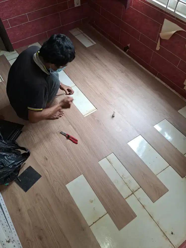 Lantai vinyl PROMO TERPASANG
