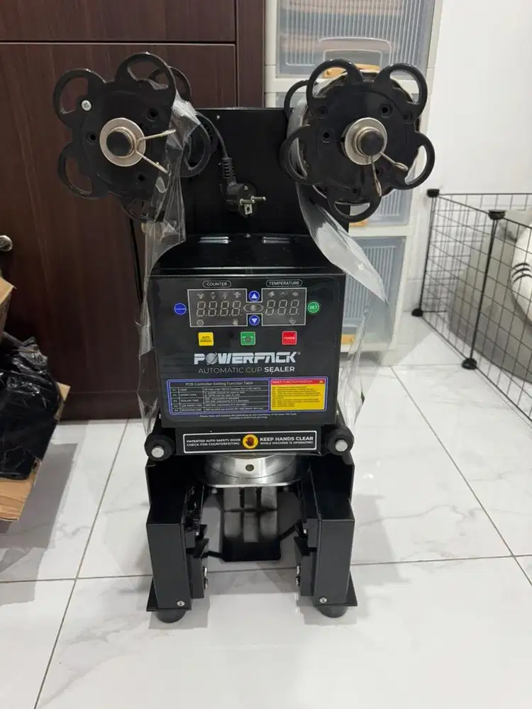 Powerpack cup sealer