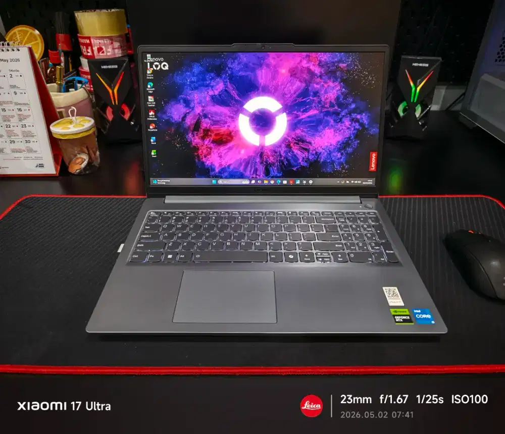 LENOVO LOQ i5 12450HX RTX 3050 RESMI ADP FULLSET