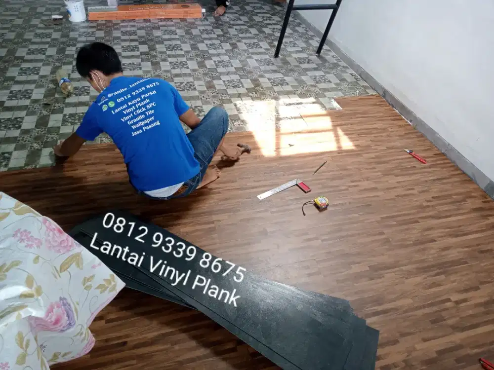 Lantai vinyl tebal 3mm