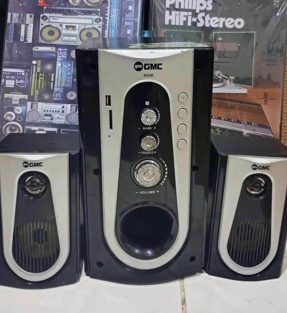 Sound speker GMC Blototh Suara mantap