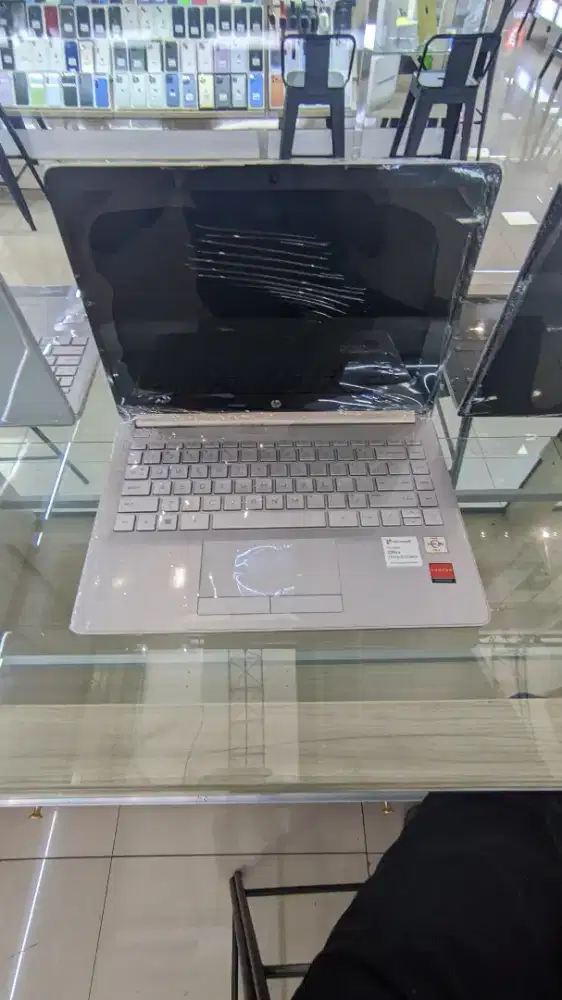 Laptop hp athlon silver