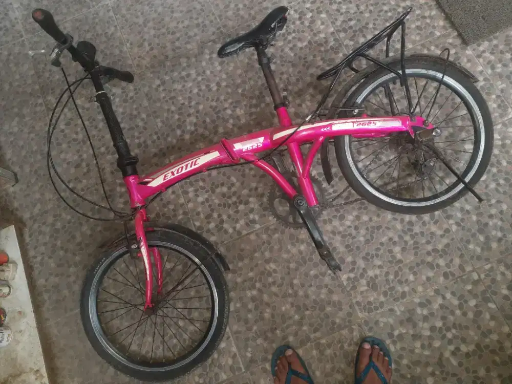 Sepeda Lipat Genio 20 Pink