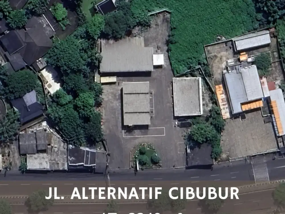 HOT LISITING , DIJUAL Tanah bekas Shell di Jl. Alternatif Cibubur - Lokasi Super Strategis - Nego sampai Deal