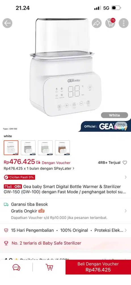 Gea strellizer dan warmer