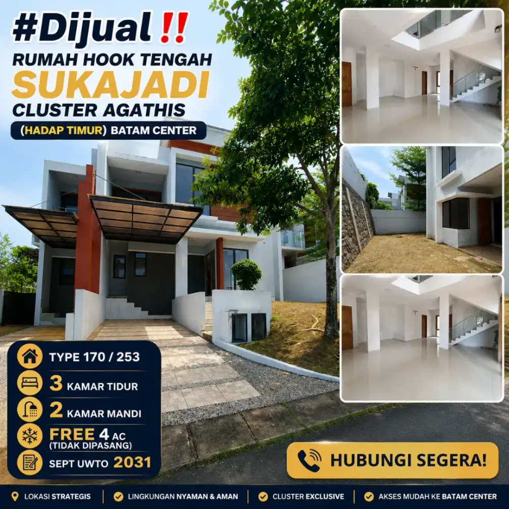 Sukajadi cluster agathis batam hook