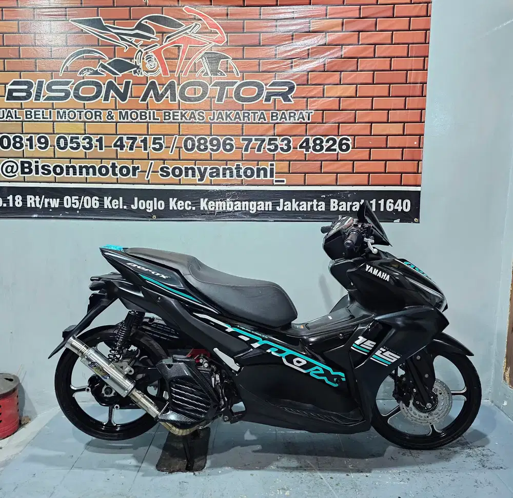 MODIF HEDON ! YAMAHA AEROX 155 VVA KUNCI TAHUN 2021 HITAM HIJAU