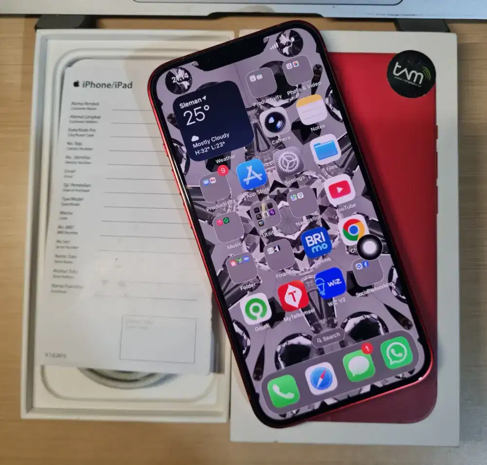Iphone 13 128gb RED istimewa