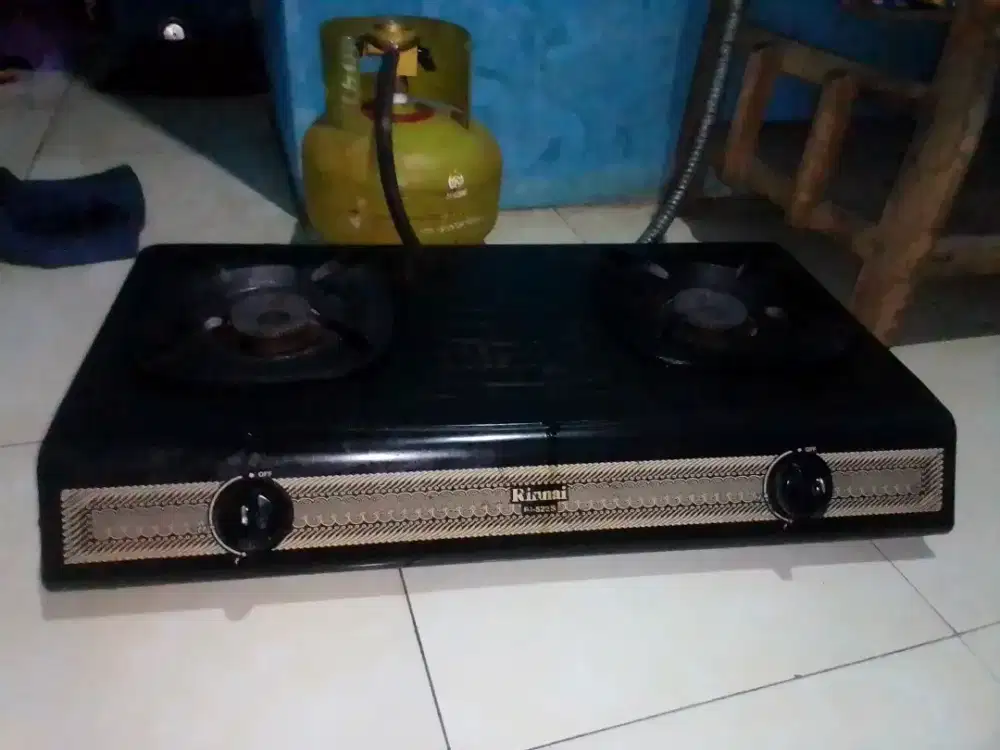 Kompor Rinnai 2 tungku fullset
