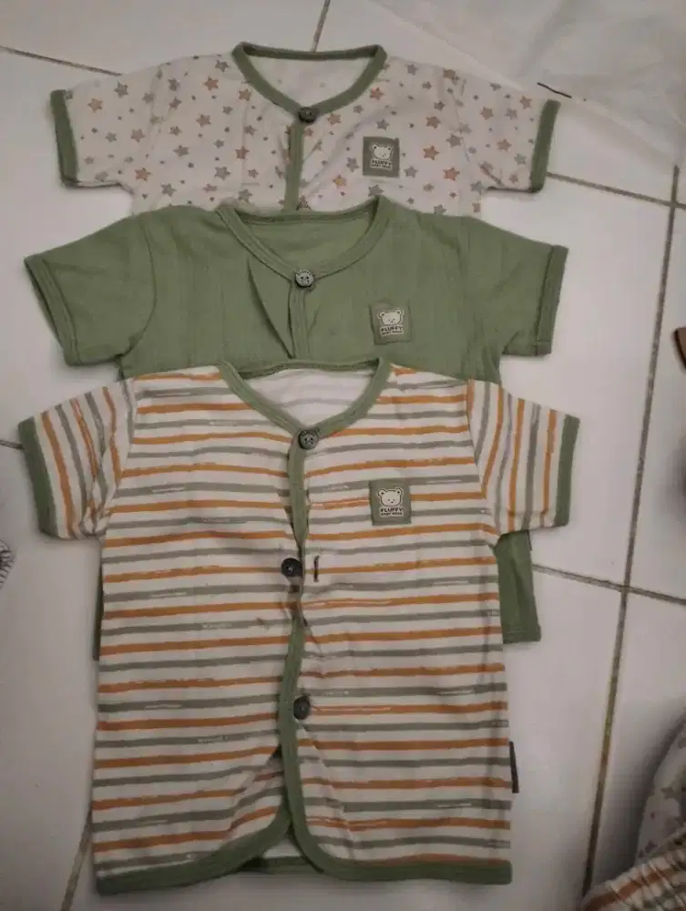 Setelan baju bayi fluffy + cd bayi
