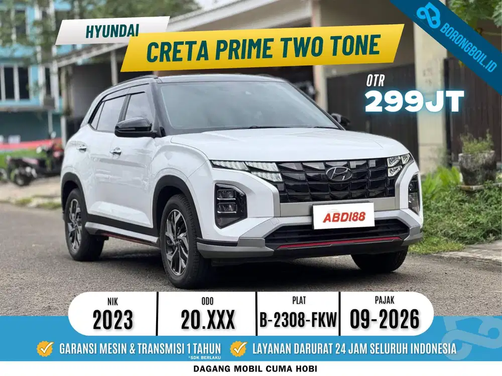 HYUNDAI CRETA PRIME AT 2023 TEO TONE PUTIH