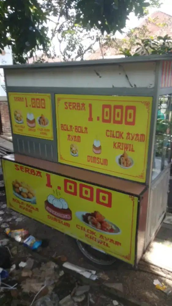 Gerobak roda jualan