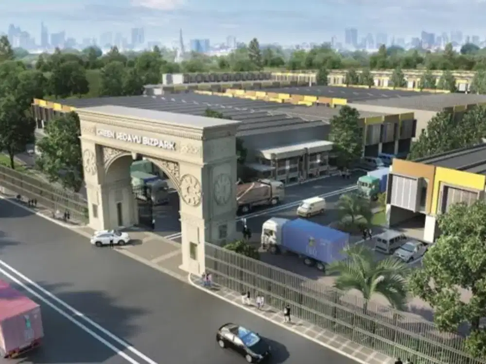 Gudang Komersil Siap Beroperasi Area Bizpark Green Sedayu Cakung Jakarta Timur