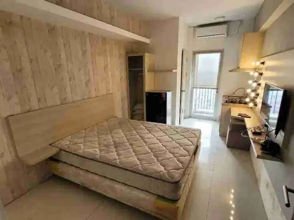 GUNAWANGSA TIDAR MURAH ‼️ Apartemen Studio Full Furnish Estetik Pusat Kota Surabaya