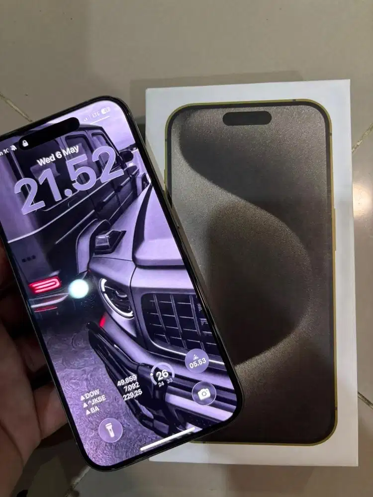 IPhone 15 Pro 256GB Titnium IBOX Like New – Mulus Fullset, Siap Pakai!