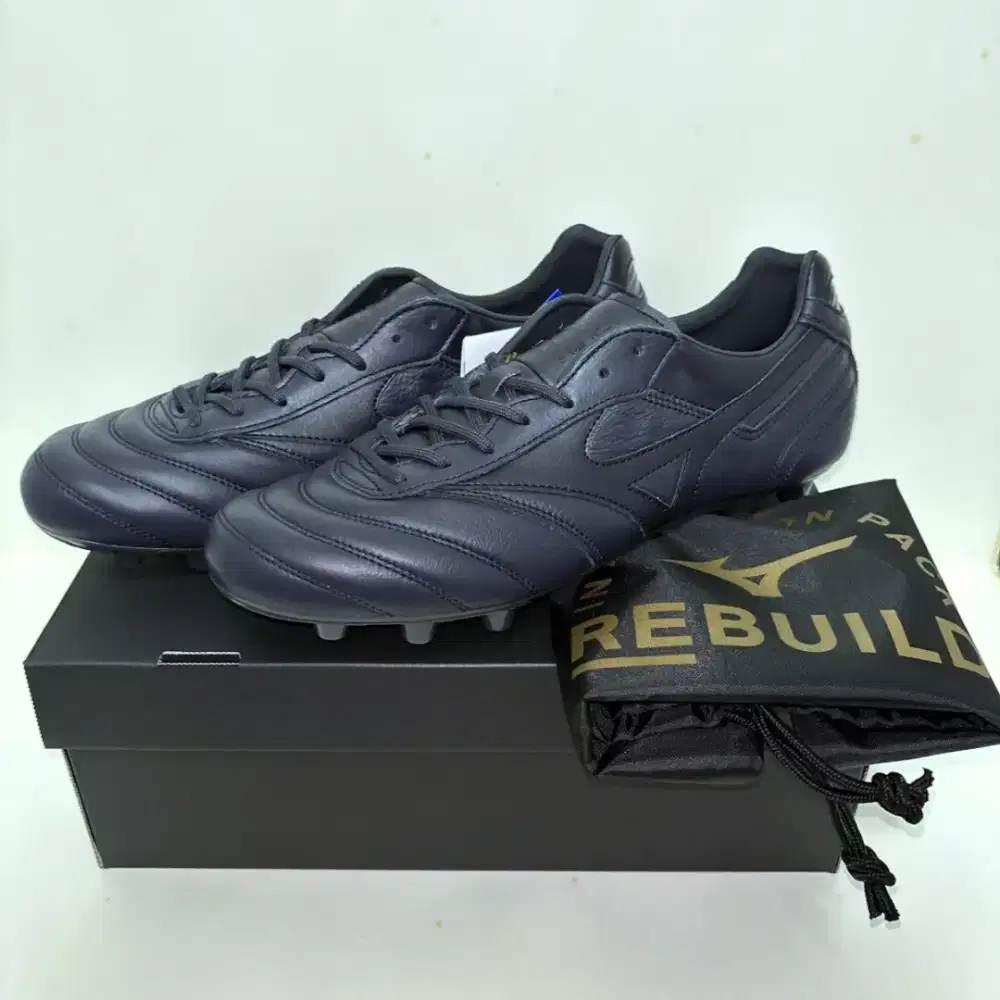 Sepatu bola Mizuno morelia ii dna black limited edition Made in japan