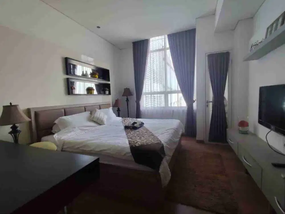TRILIUM 1 BR TERMURAH ‼️ Apartemen Full Furnish Ada Ruang Tamu Pusat Kota Surabaya dekat Gubeng