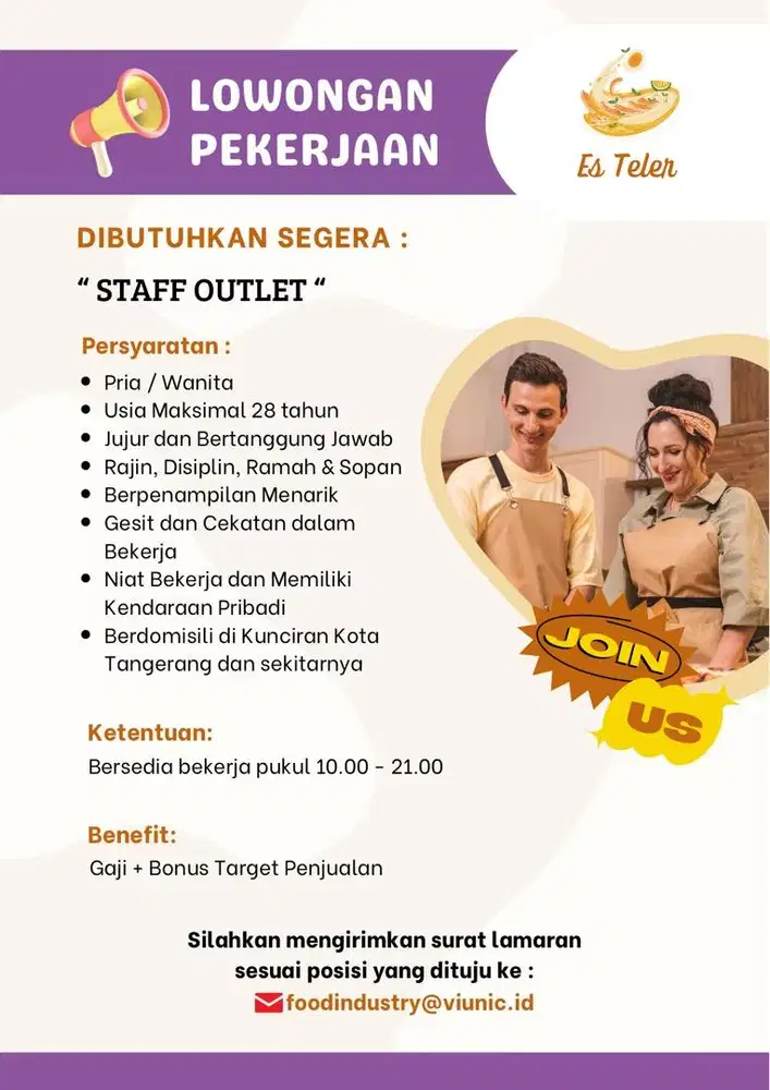 Staff Outlet Minuman