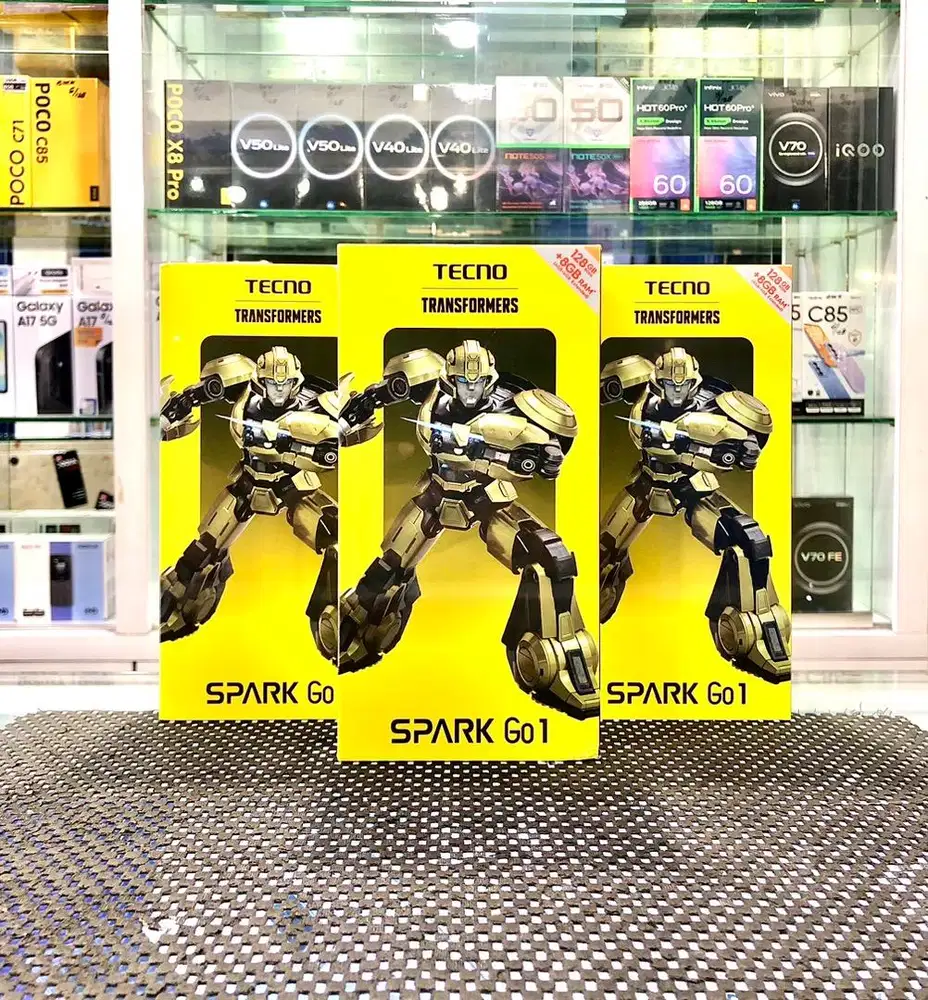 BARU...TECNO SPARK Go 1 RAM 4+4/128 SEGEL/GARANSI RESMI.