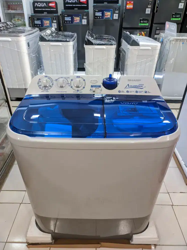 SHARP 9KG MESIN CUCI 2 TABUNG