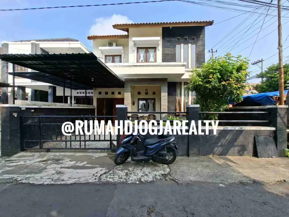 Rumah Modern Tanah Luas Kawasan Elite Anggajaya Condongcatur Dekat UGM
