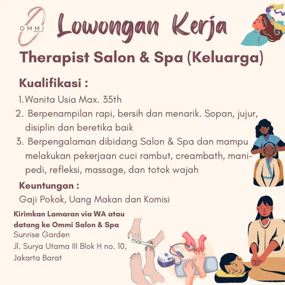 LOKER THERAPIST SALON & SPA KELUARGA