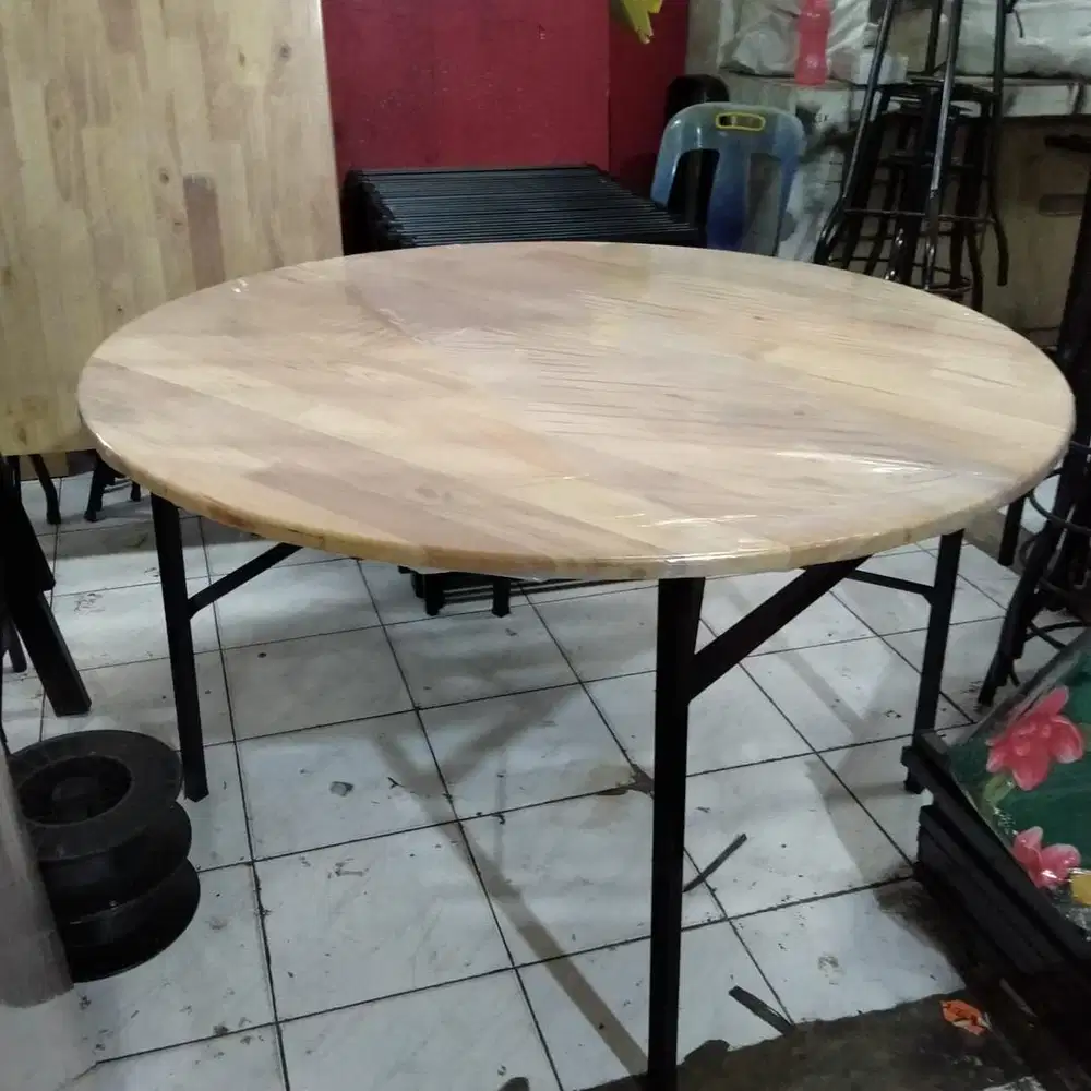 Meja cafe Bundar D 120 T 75