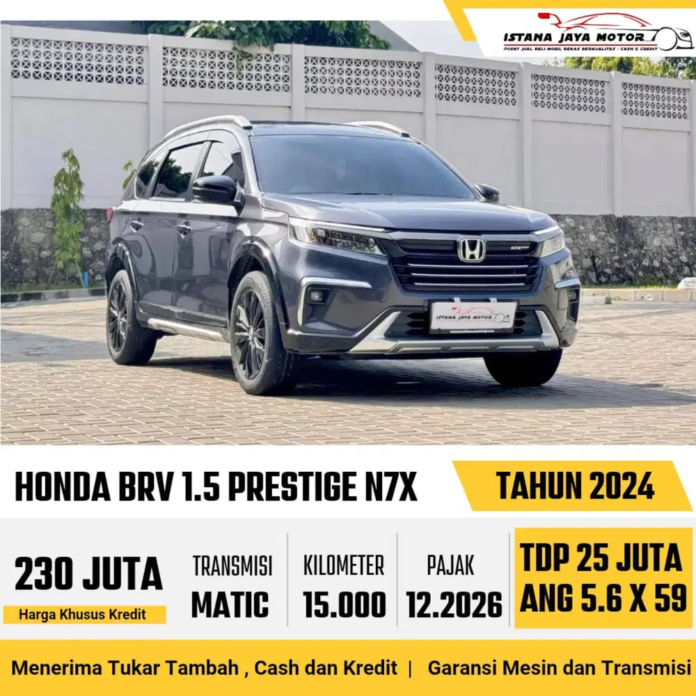 Honda BRV Prestige N7X Edition th 2024 #istana jaya motor