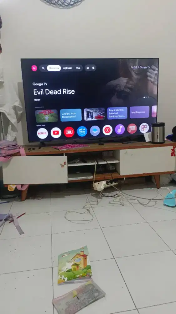 Bu malam ini Tcl 55 smart tv android inch ada dus