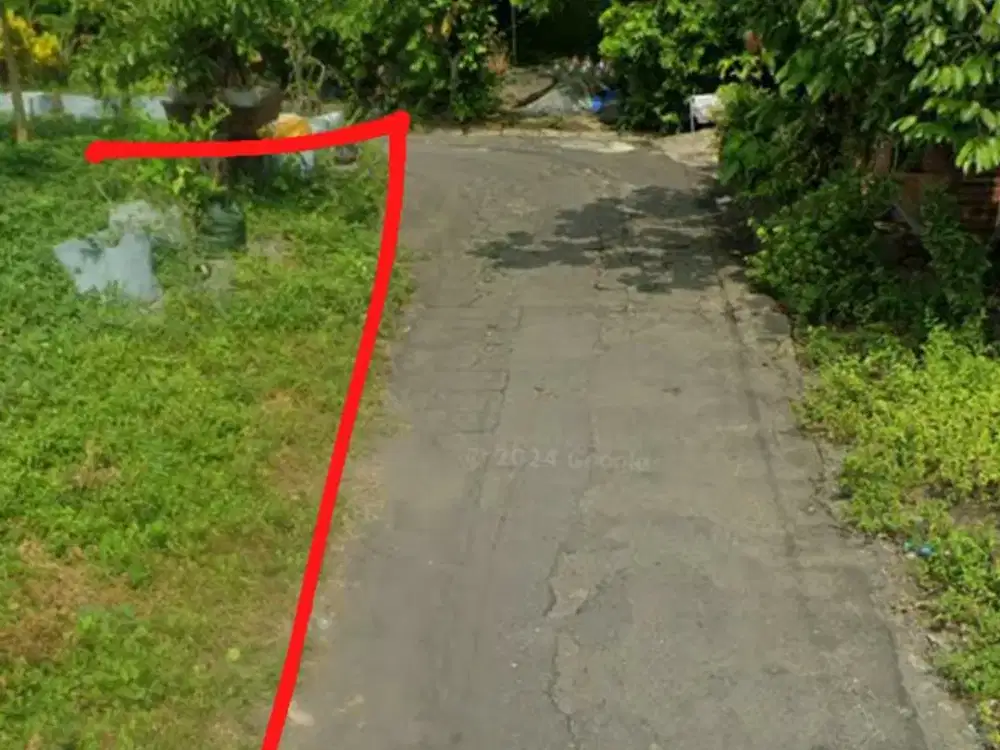 Tanah hook murah barat merapi view SHM Pekarangan siap balik nama