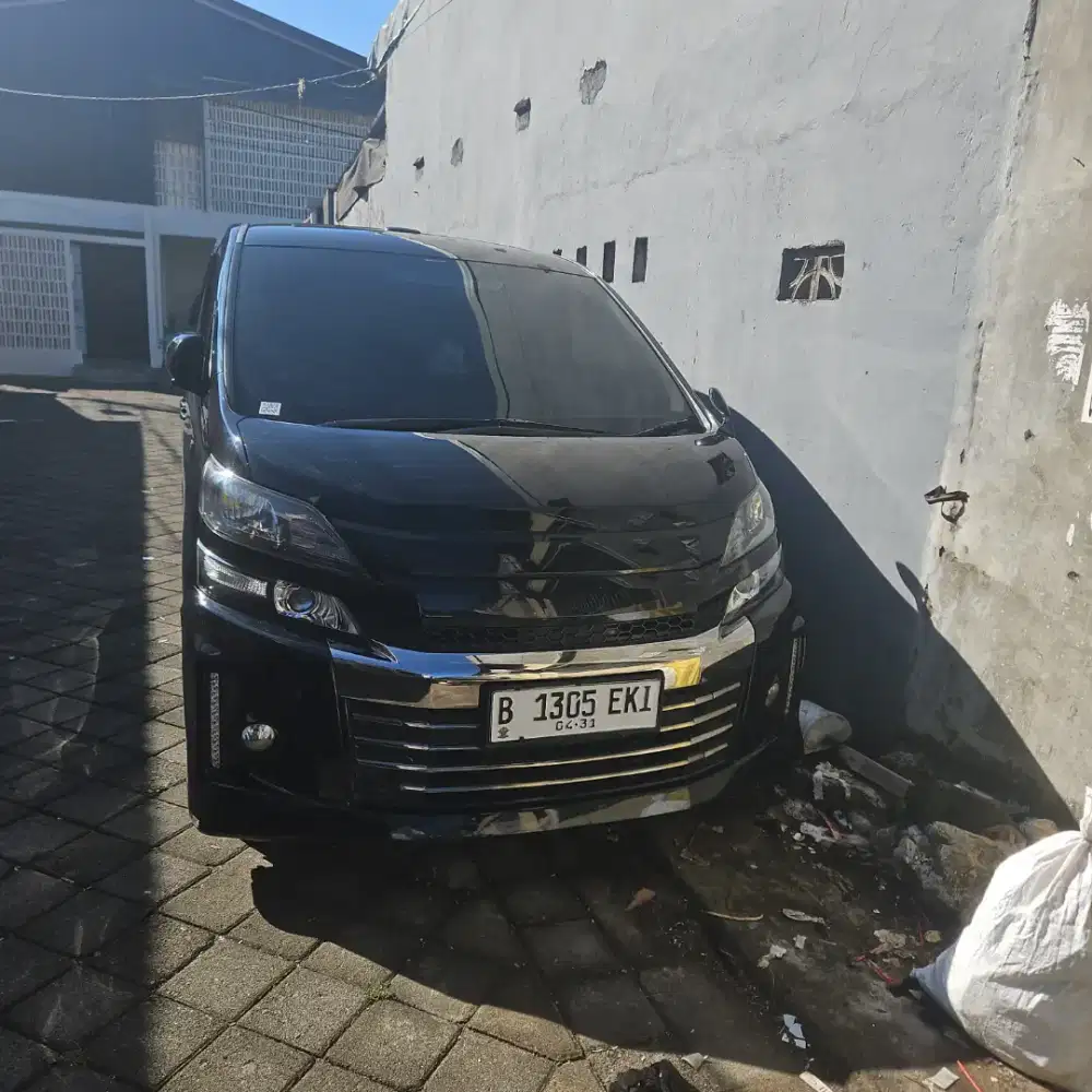 Vellfire Z 2014 surat bpkb saja