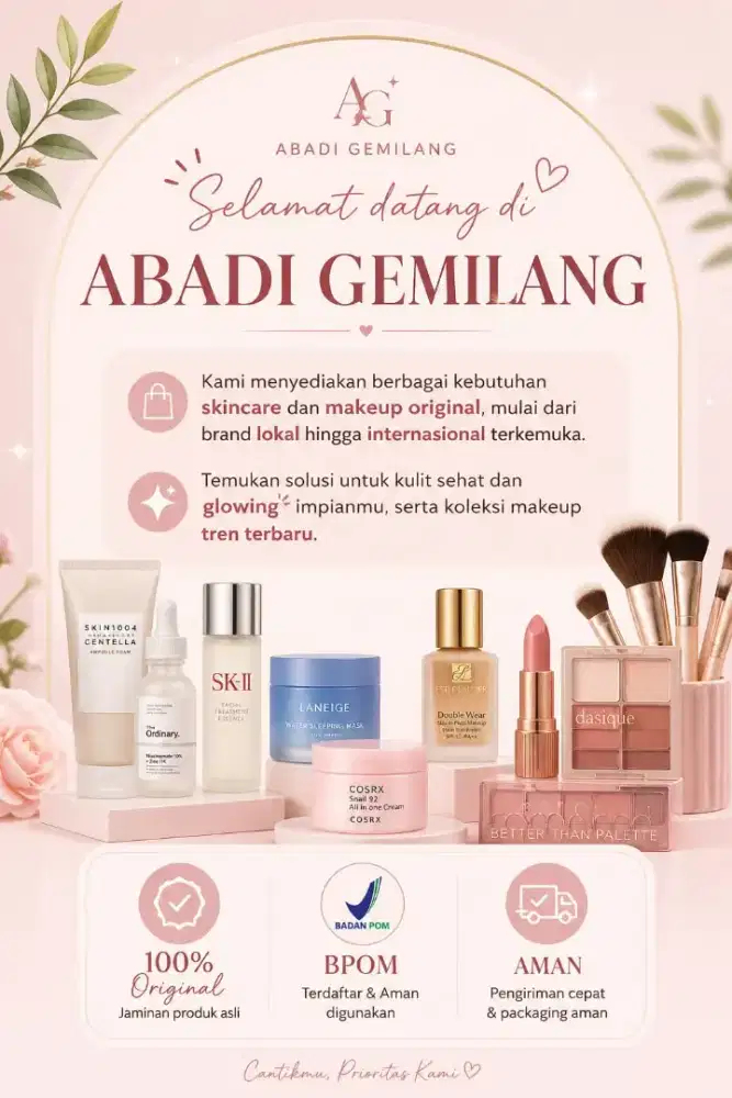 Toko kosmetik produk kecantikan