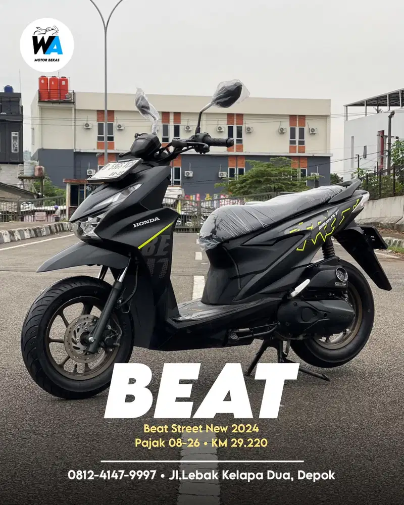 Kredit/Cash Honda New Beat Street Esp Tahun 2024