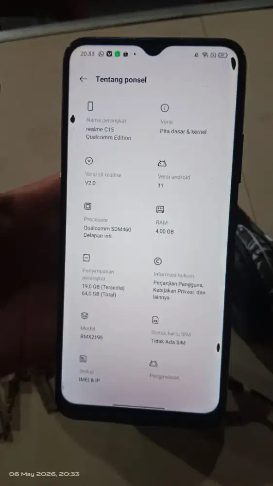 realme c15 jual santai