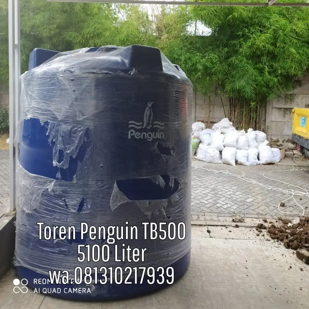 Tangki Air PE 5000 Liter merek PENGUIN Tipe TB500 Original