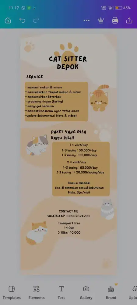 Cat sitter depok