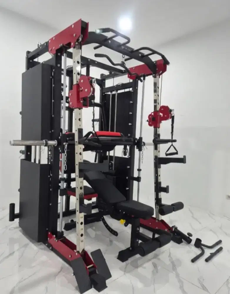 MULTI GYM SMITH MACHINE TL-099 TOTAL FITNES/ALAT ANGAKAT BEBAN