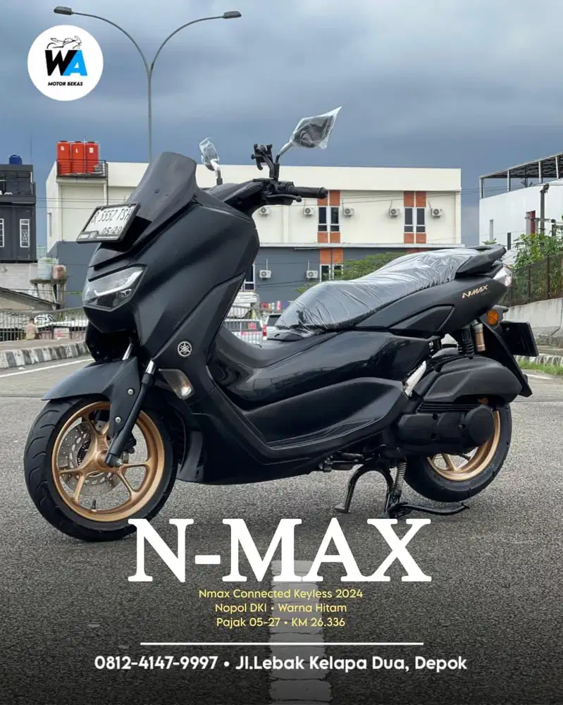 DP 700 RIBU Yamaha New Nmax Connected Keyless Tahun 2024 Cash/Kredit