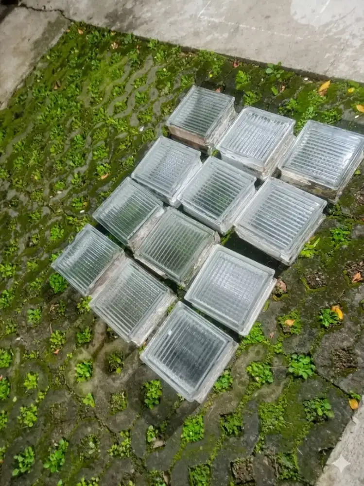 Glass Block Blok kaca 12set