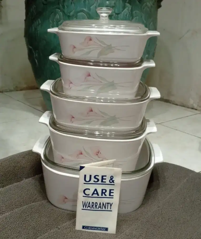 Wada mangkok Corningware Lilyville 1 Set (5 pcs)
