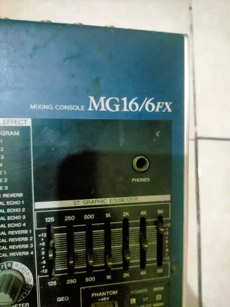 mixer yamaha MG16/6fx