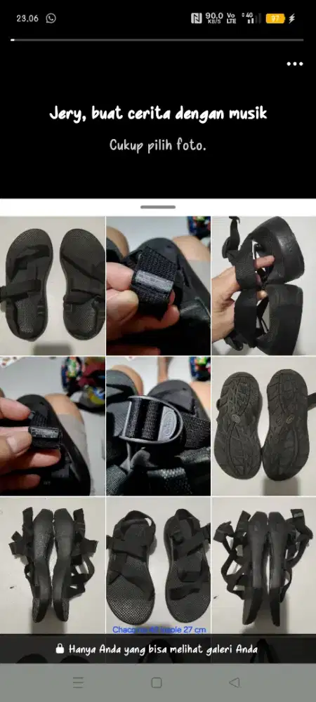 Sendal gunung import size 42