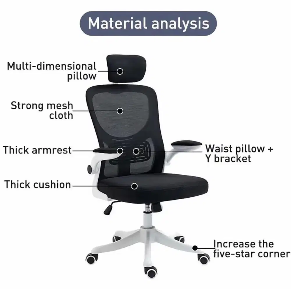 Jual Kursi Kantor Kursi gaming Kursi Ergonomis