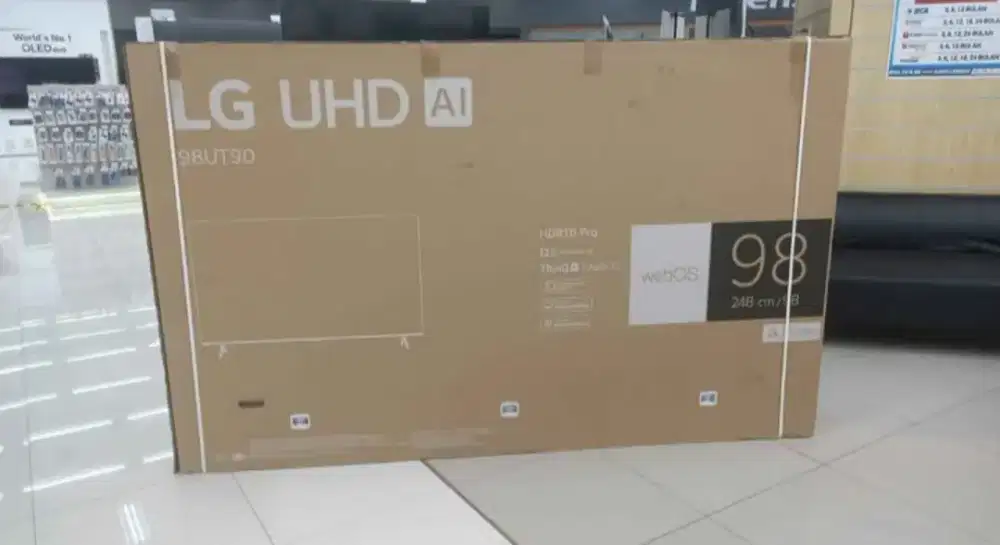 LG 4K UHD 98 Inch Smart TV 98UT9050PSA HDR10 AI Sound Pro Magic Remote